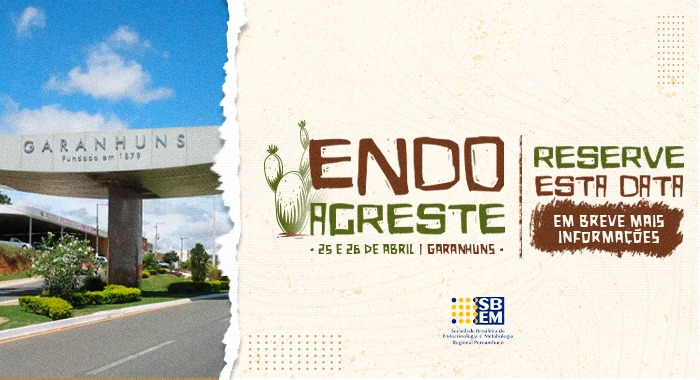 Endo Agreste será em abril