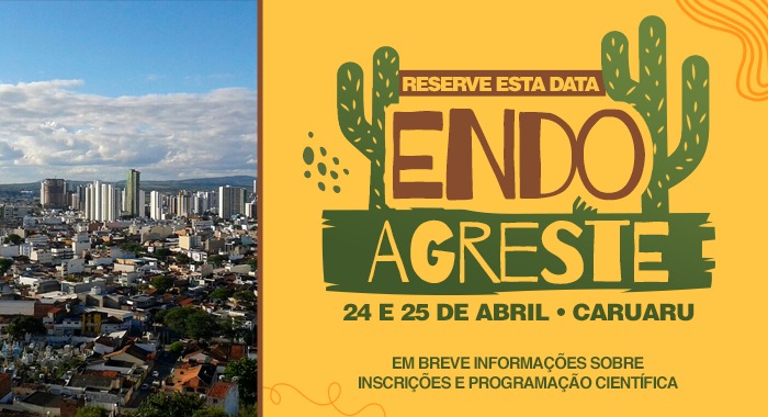 Enjdo Agreste 2026 será em abril, em Caruaru
