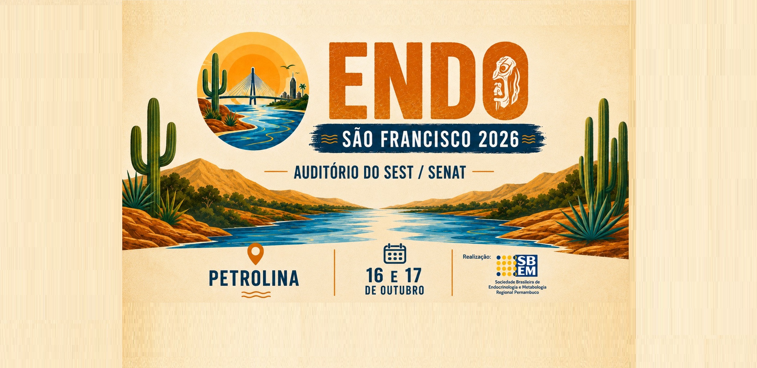 Endo São Francisco será em outubro, em Petrolina